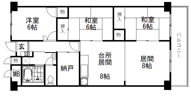 ローレルハイツ北天満２号棟